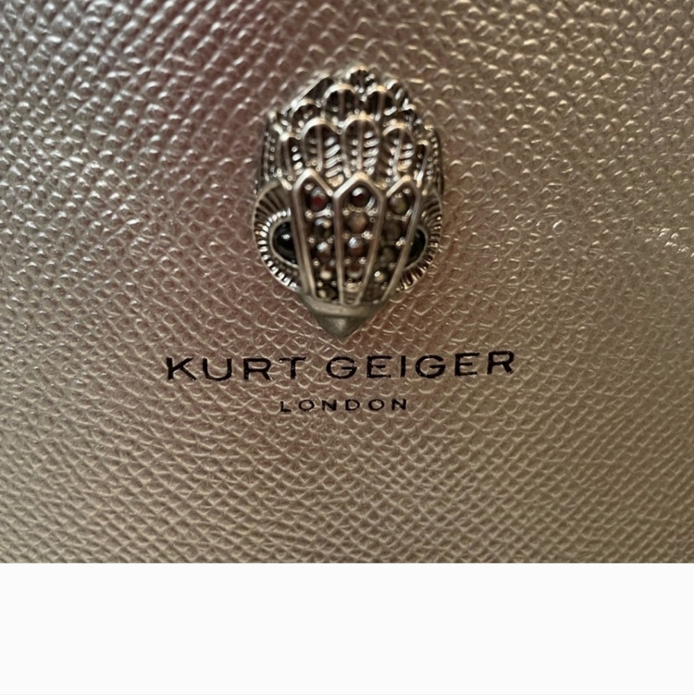 Kurt Geiger London Pewter Richmond shopper tote. - Picture 3 of 10